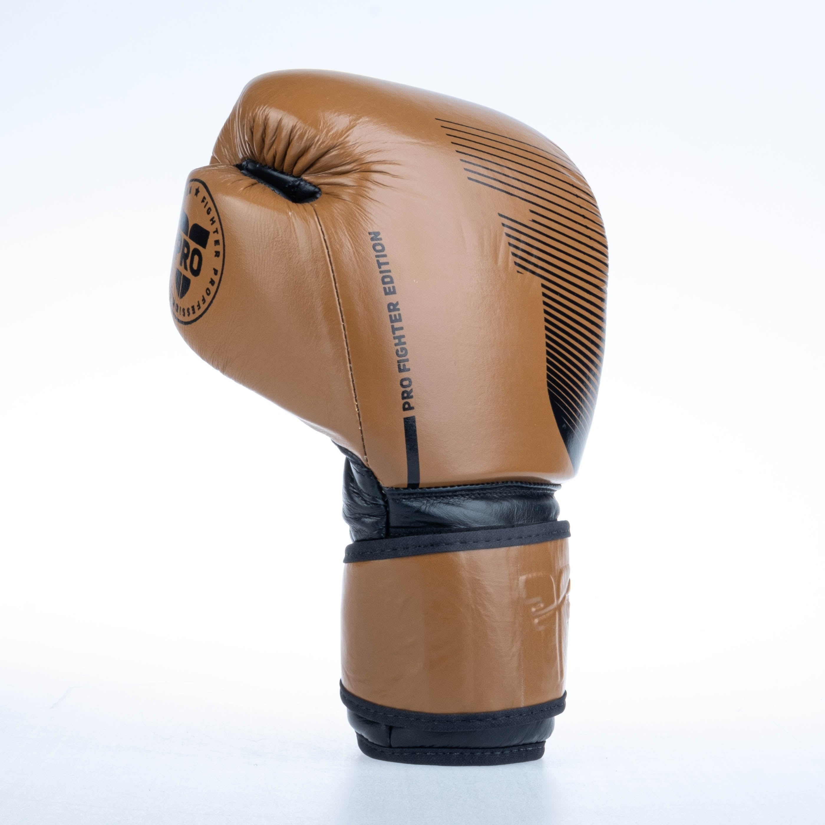 Fighter Boxing Gloves Pro - brown, FBG-PRO-003