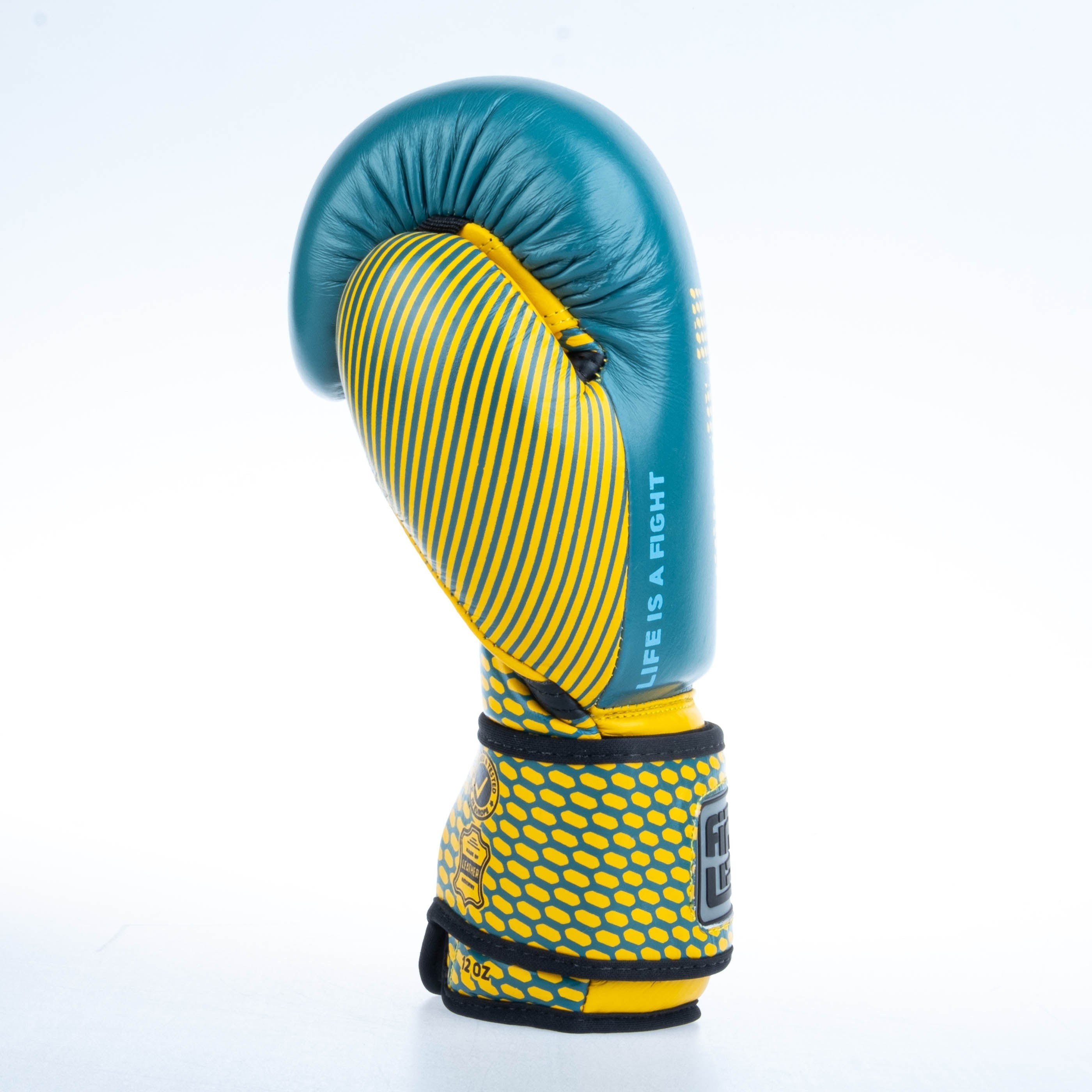 Fighter Boxing Gloves Training - blue/yellow, FBG-TRN-003