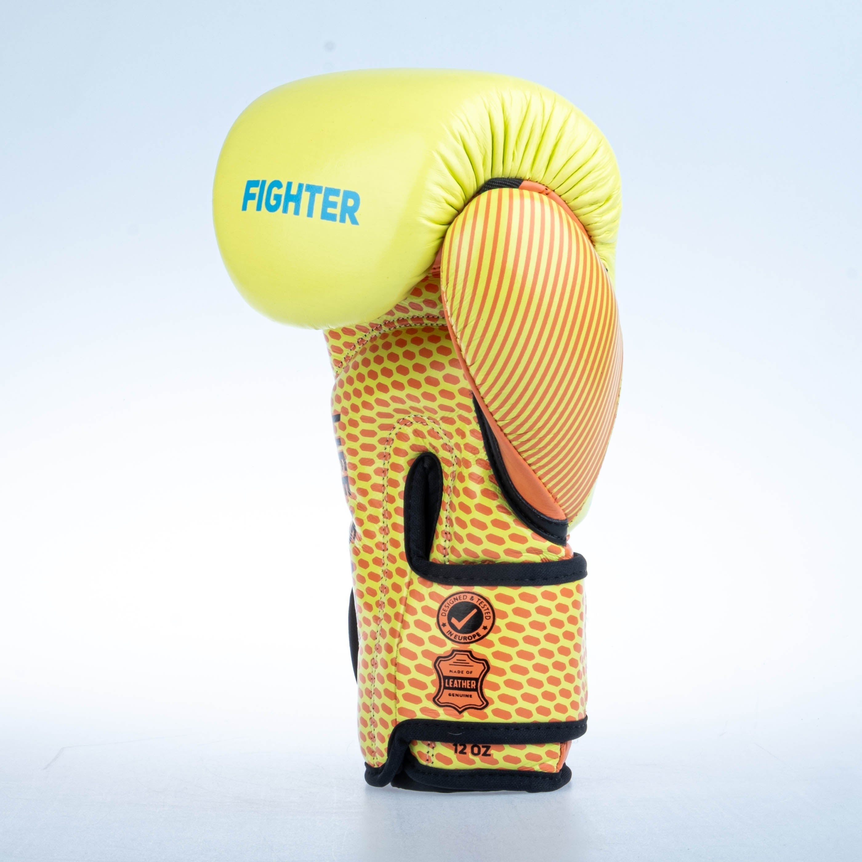 Fighter Boxing Gloves Training - yellow/orange, FBG-TRN-004