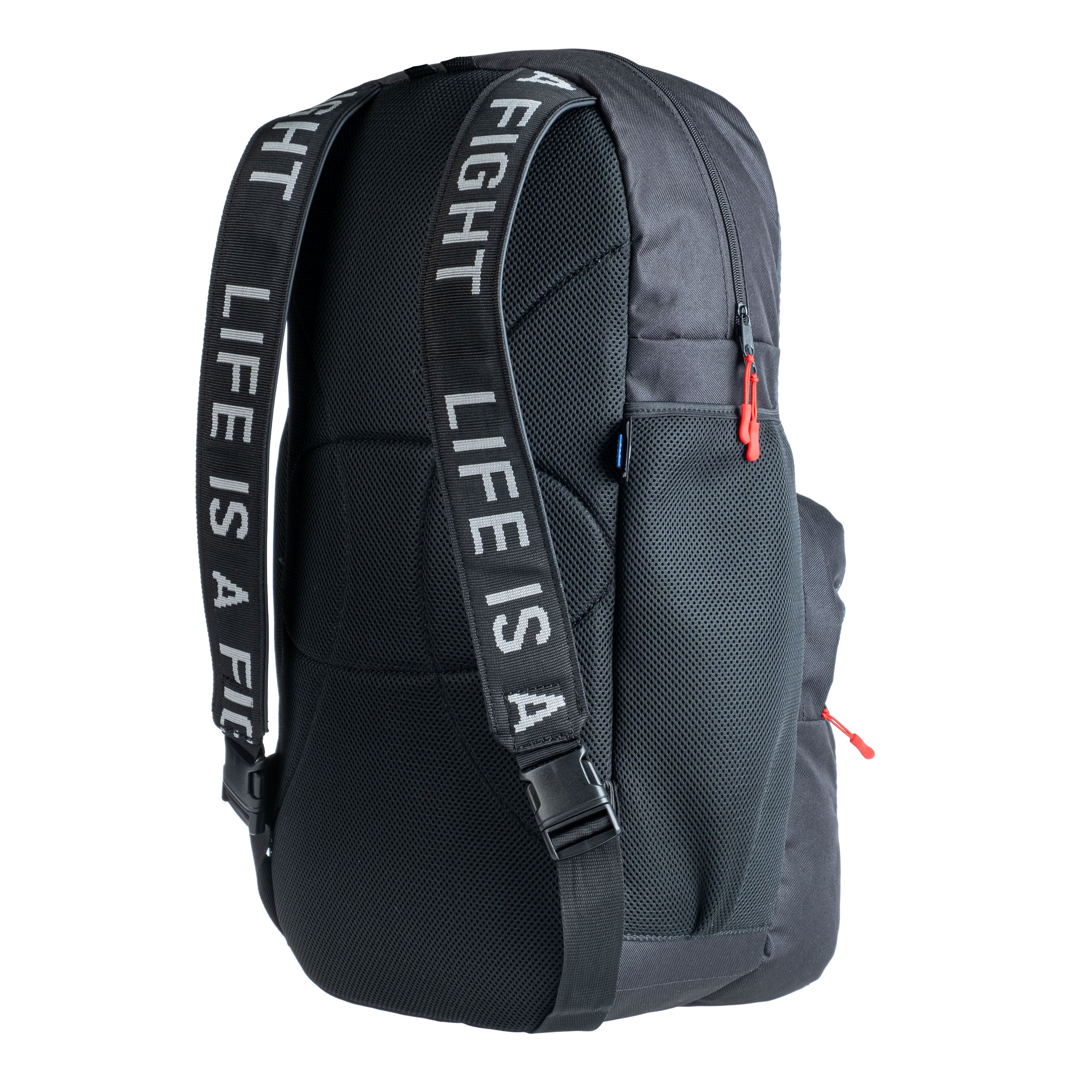 Fighter Backpack Squad - gray logo