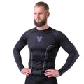 Fighter Rashguard Lines - black, FRSG-LN