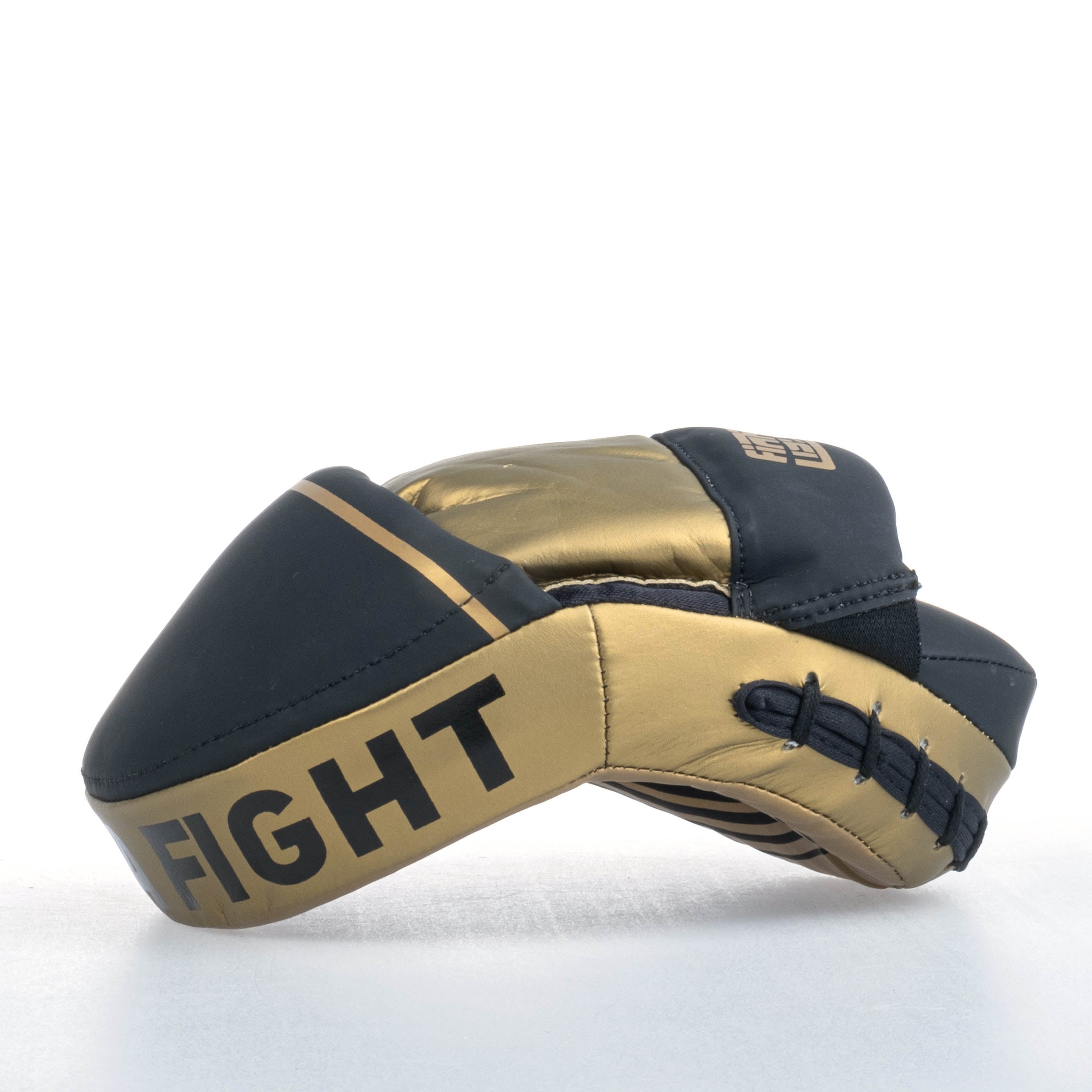 Fighter Oval Shield Pro Small - black/gold, FSMPR-002-BG