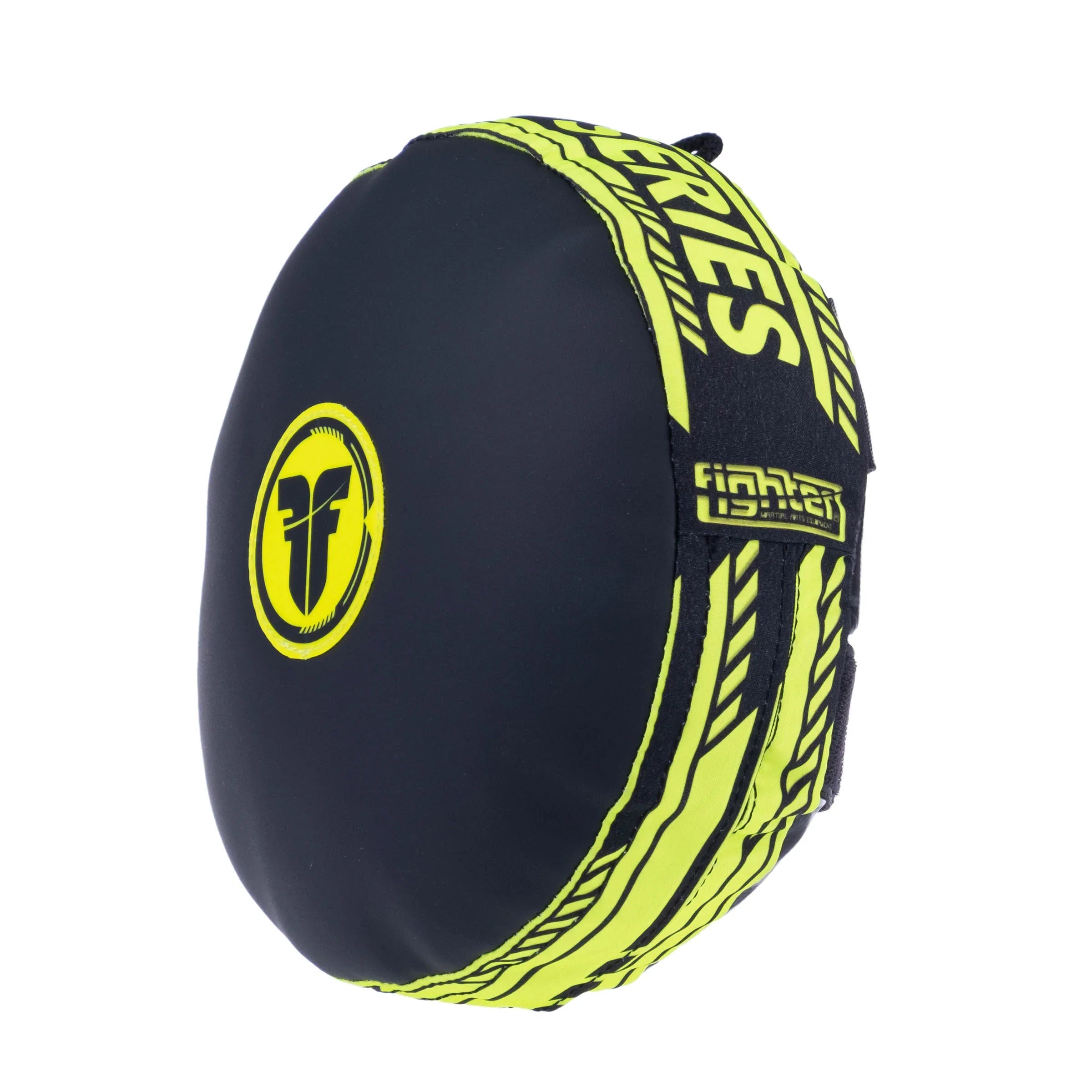 Fighter Round Shield Power Series - black/neon yellow