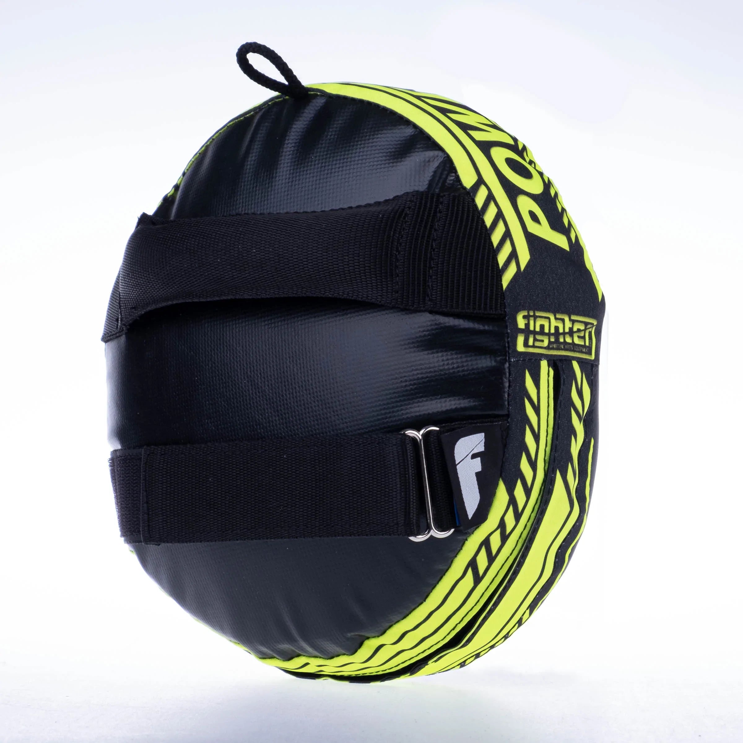 Fighter Round Shield Power Series - black/neon yellow