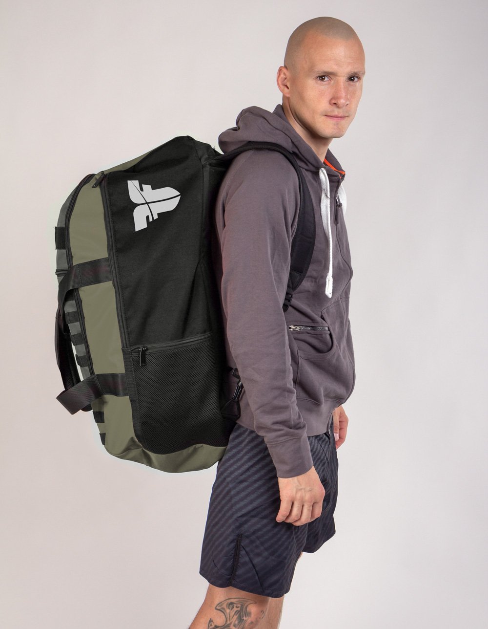 Sports Bag FIGHTER LINE XL green/grey/black