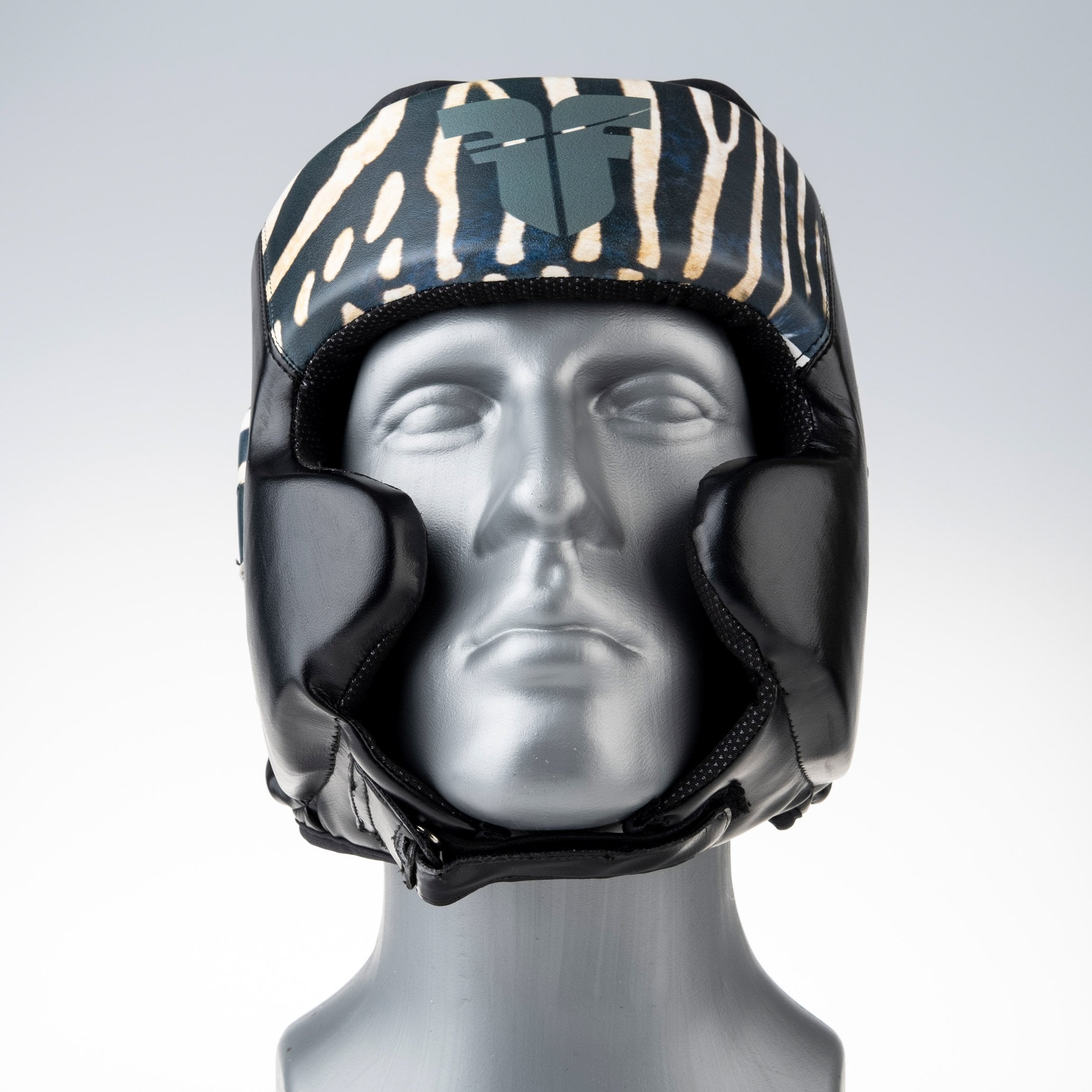 Headguard Fighter Sparring Pro Jungle Series - Zebra