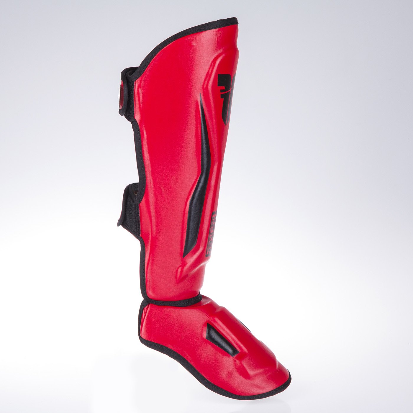 Fighter Shinguards Thai Ergo - red/black