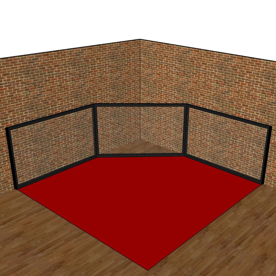 MMA Cage Panel with Left and Right Side Padding