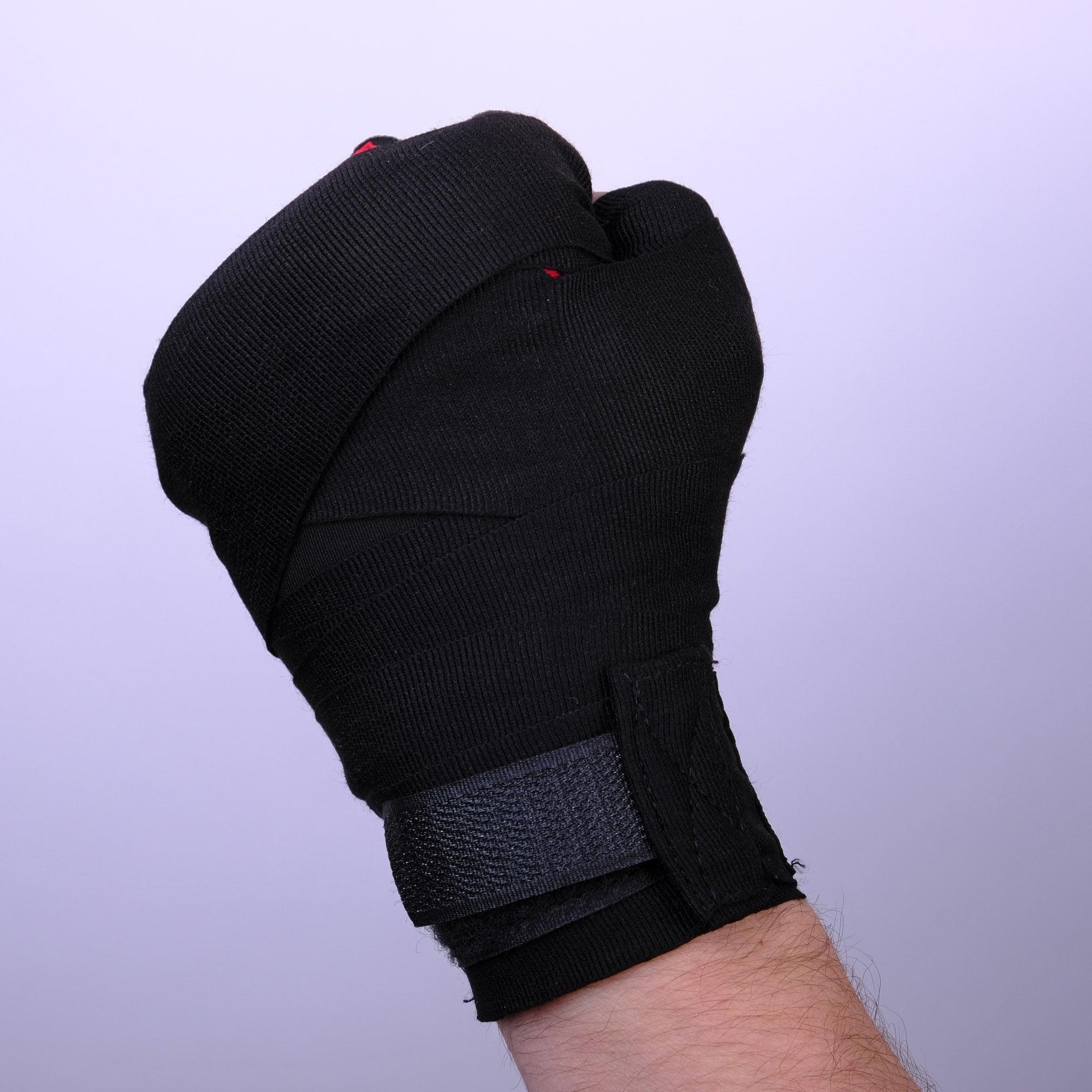 Fighter Strap - Gel Hand-Wraps - black/red