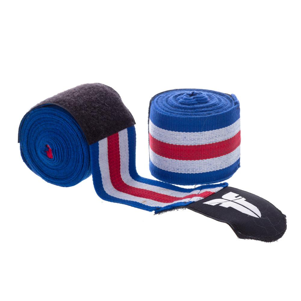 Fighter  Handwraps - blue/white/red