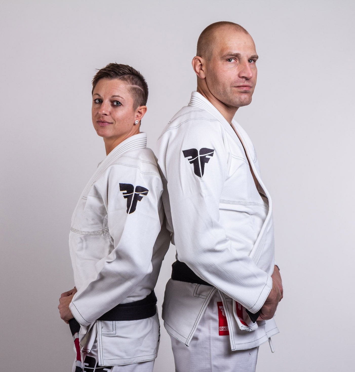 Fighter BJJ Kimono Rice Straw - white