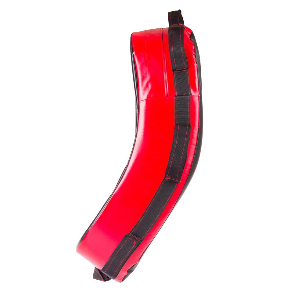 Reversible Fighter Kicking Shield - MULTI GRIP - black/red