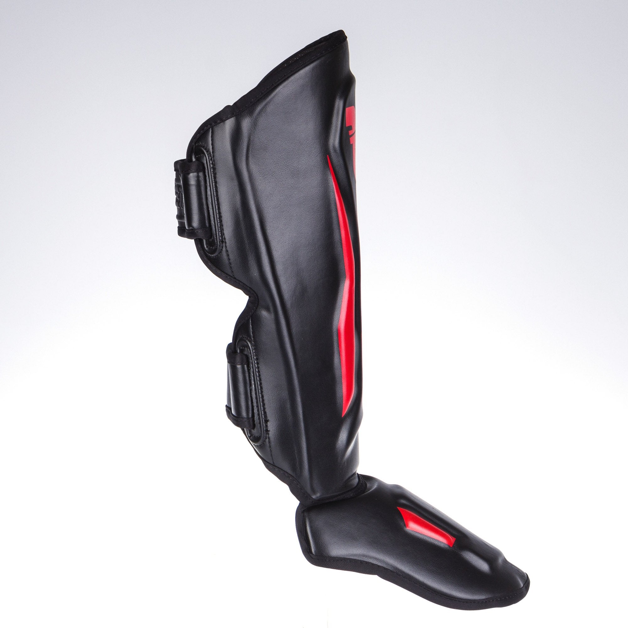 Fighter Shinguards Thai Ergo - black/red