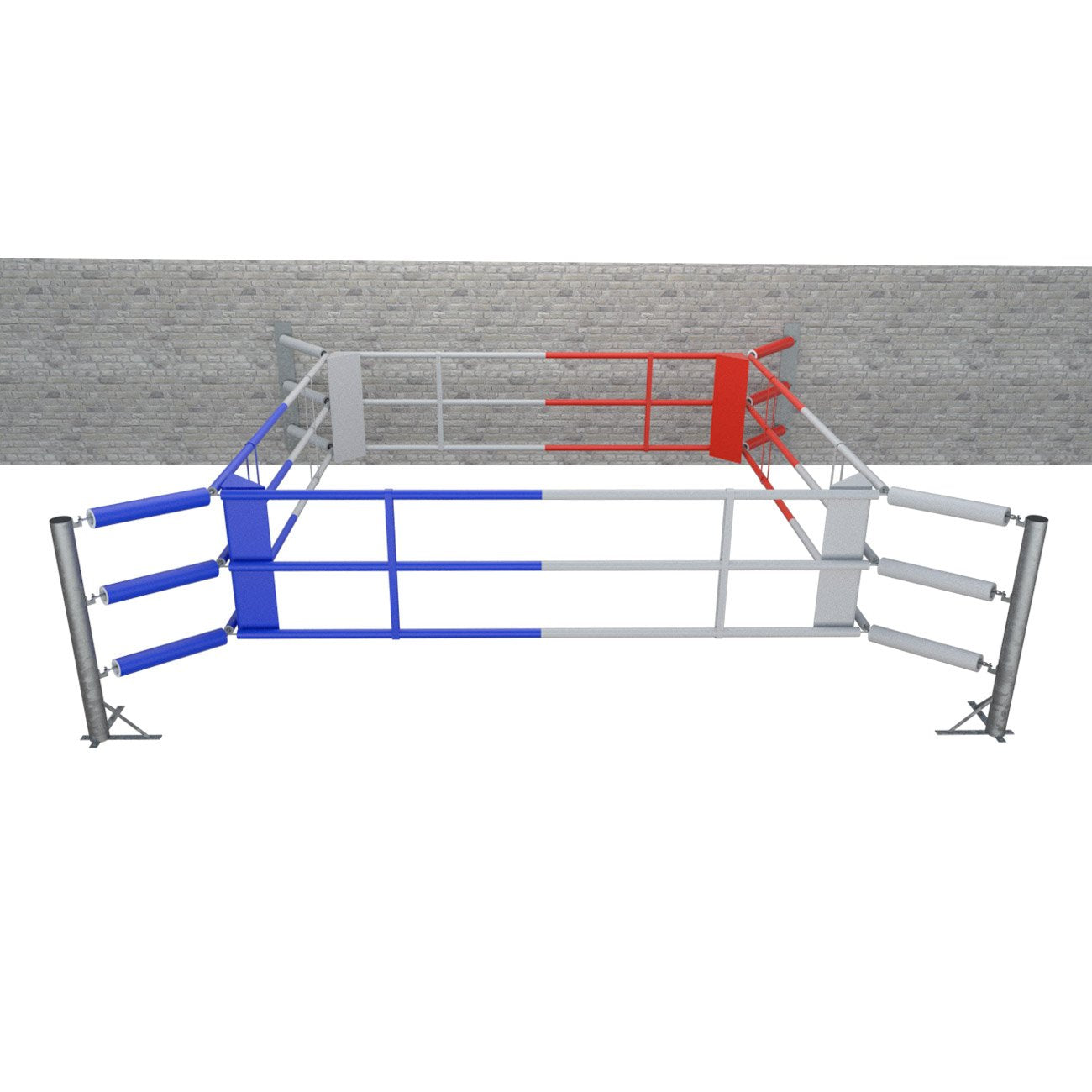 Floor Boxing Ring Fighter Wall II with 3 ropes