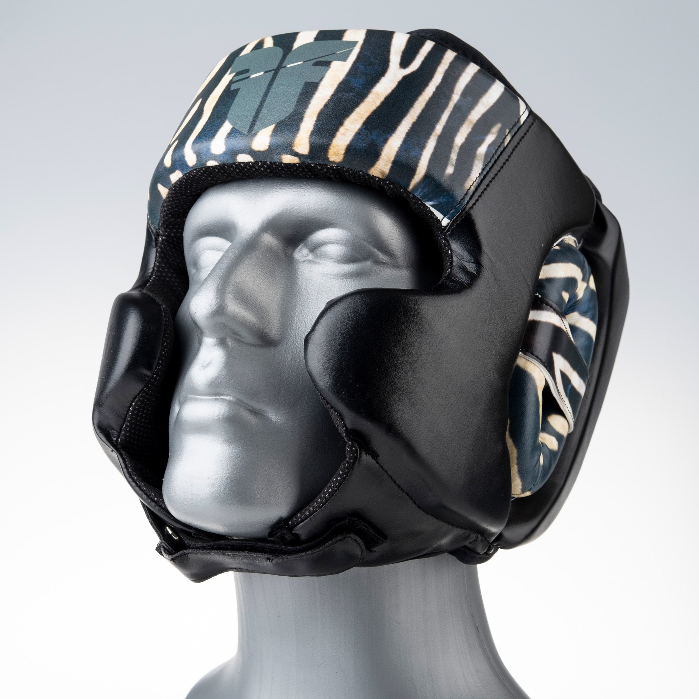 Headguard Fighter Sparring Pro Jungle Series - Zebra