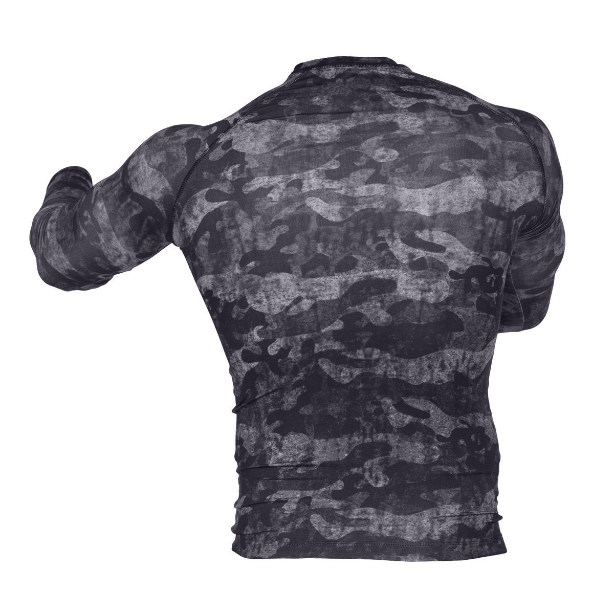 Fighter Rash Guard - Urban Camo - black