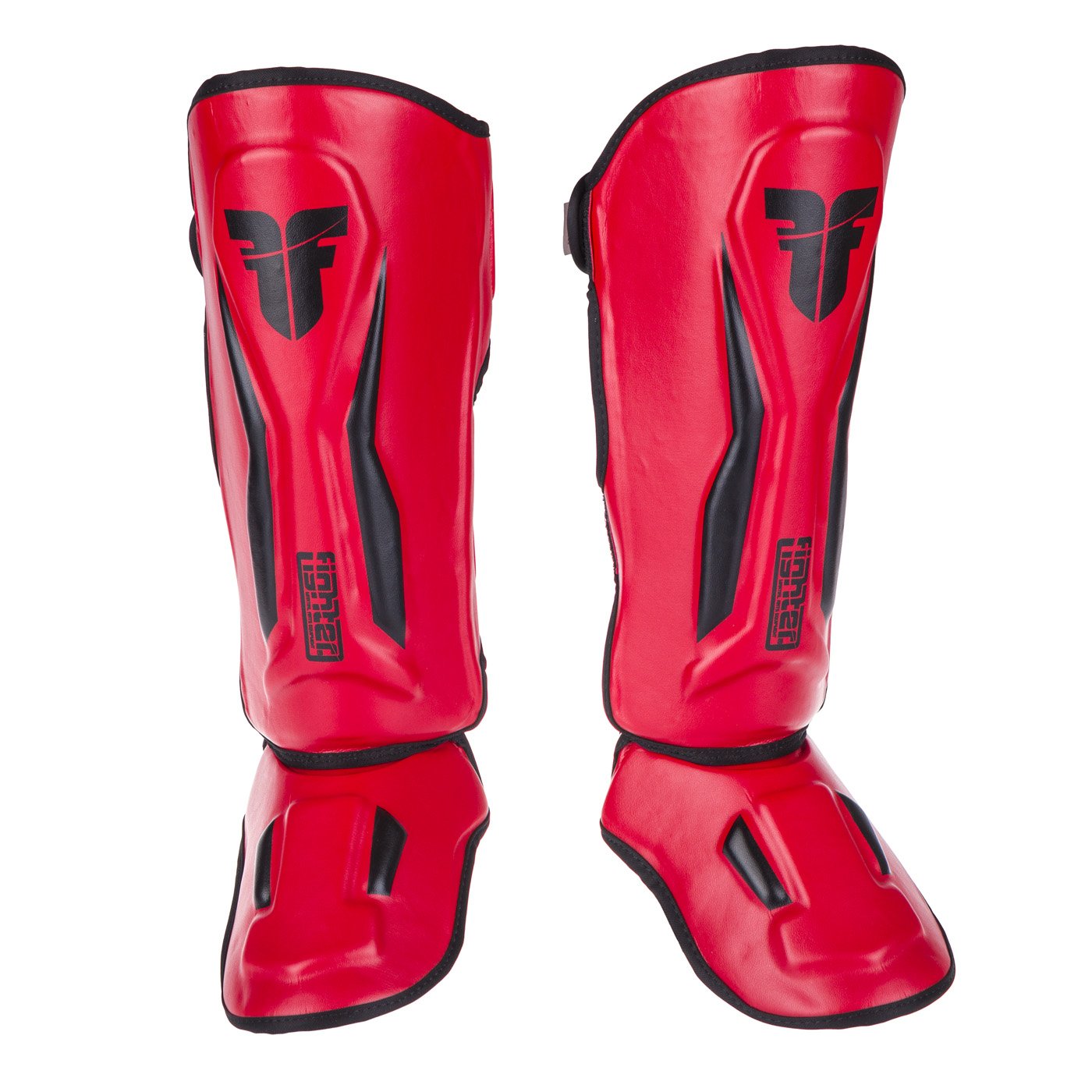 Fighter Shinguards Thai Ergo - red/black