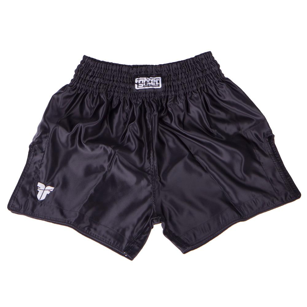 Fighter Thai Trunks Bangkok Plain - black