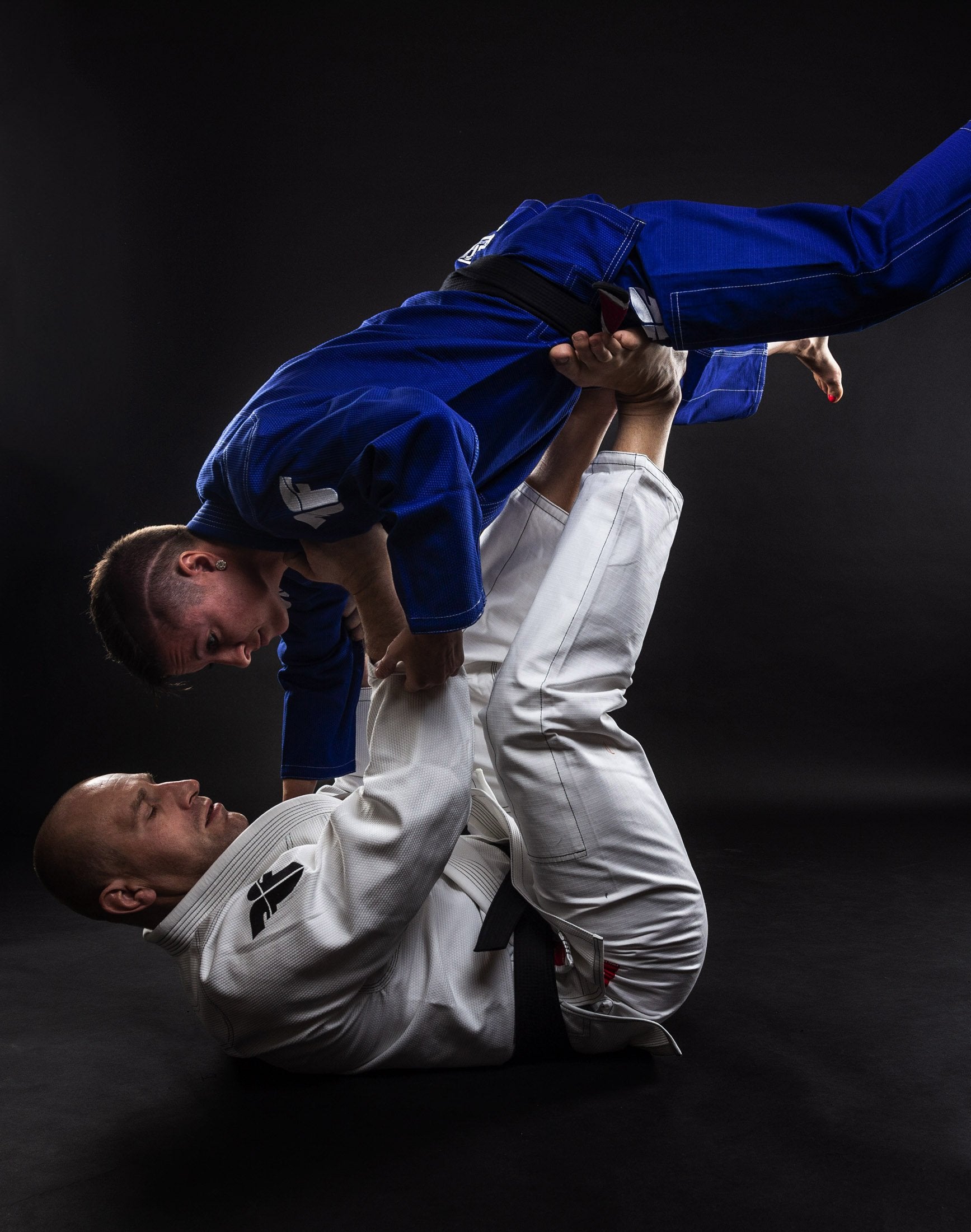 Fighter BJJ Kimono Rice Straw - blue