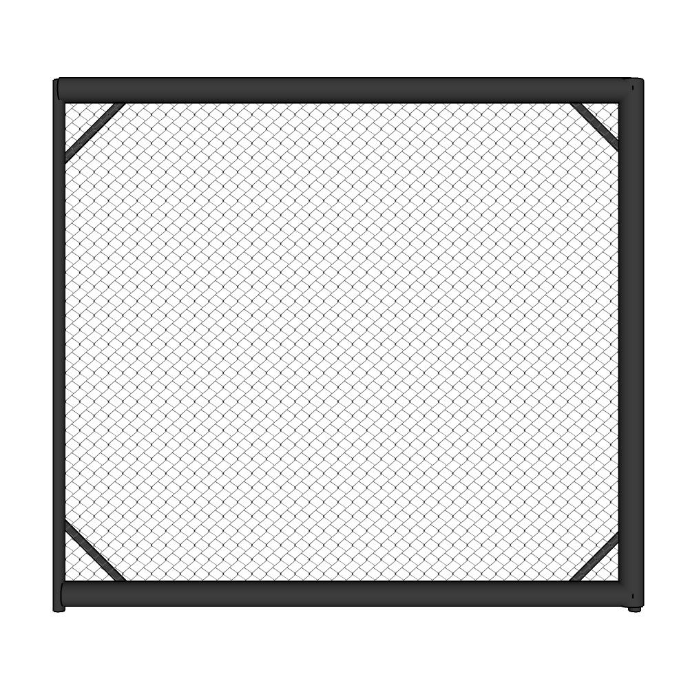 MMA Cage Panel With Right Side Padding