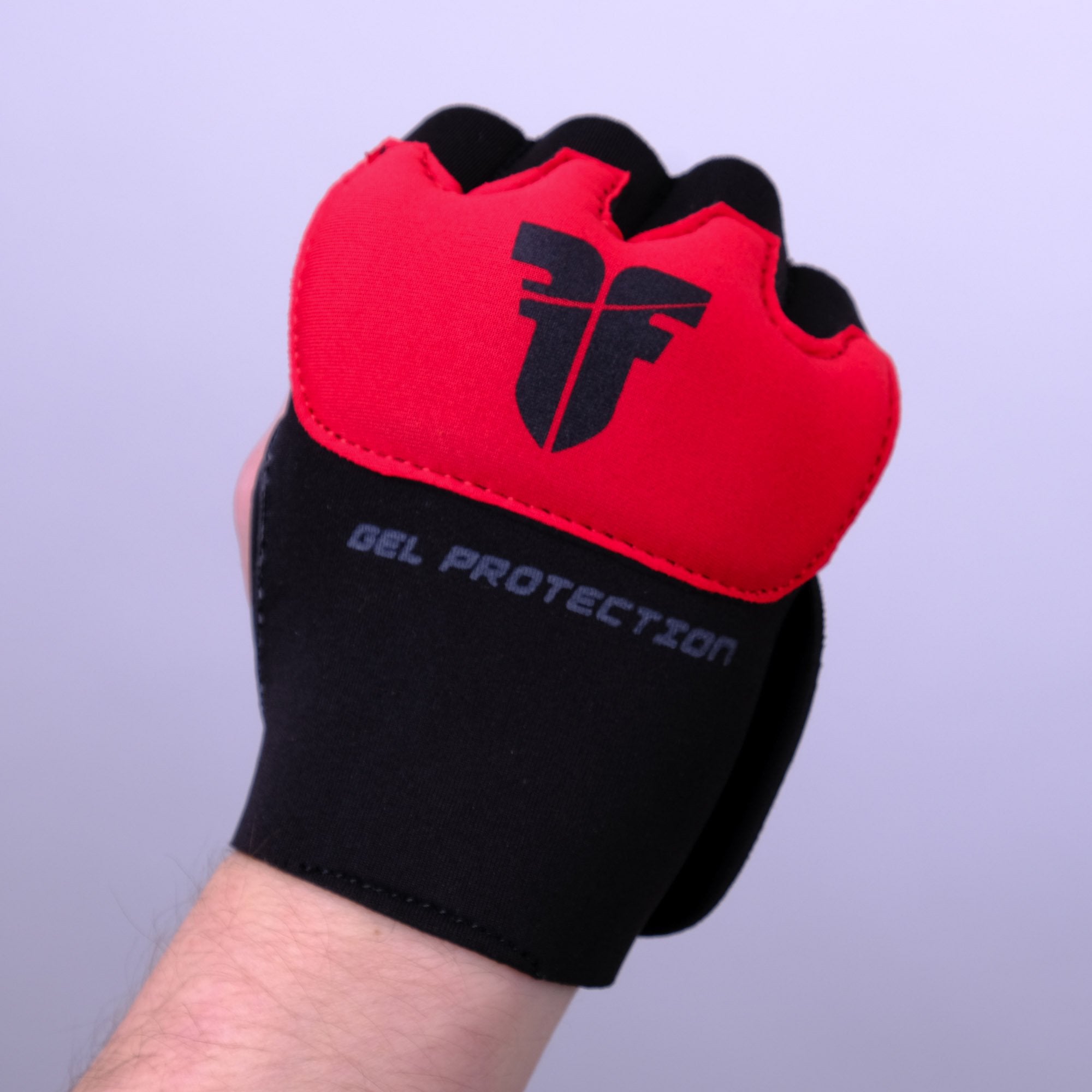 Fighter Strap - Gel Hand-Wraps - black/red