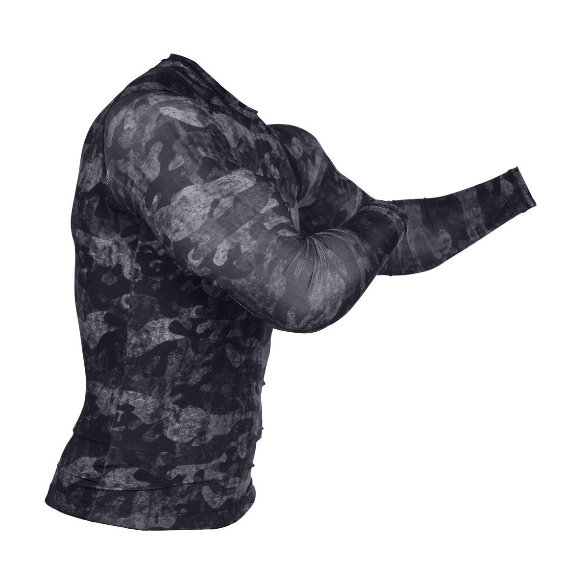 Fighter Rash Guard - Urban Camo - black