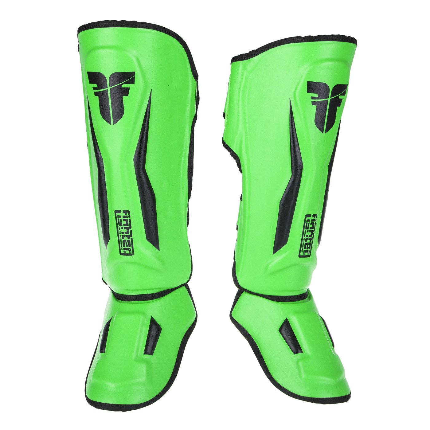 Fighter Shinguards Thai Ergo - green/black