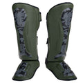 Fighter Shinguards Thai Ergo - khaki/camo