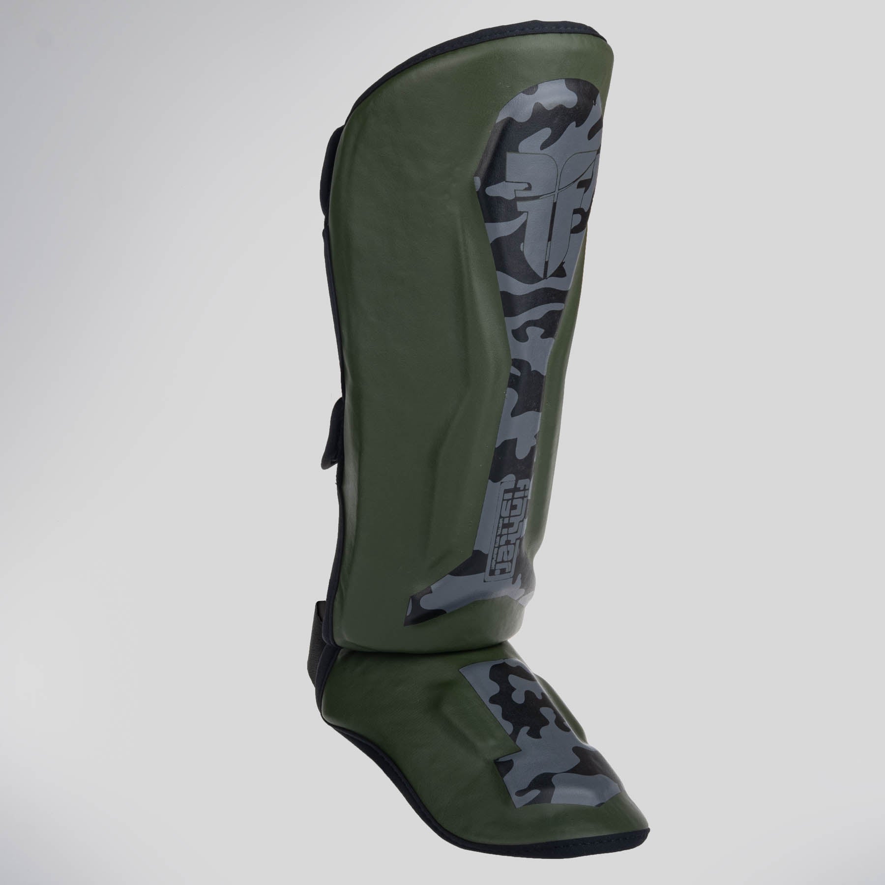 Fighter Shinguards Thai Ergo - khaki/camo