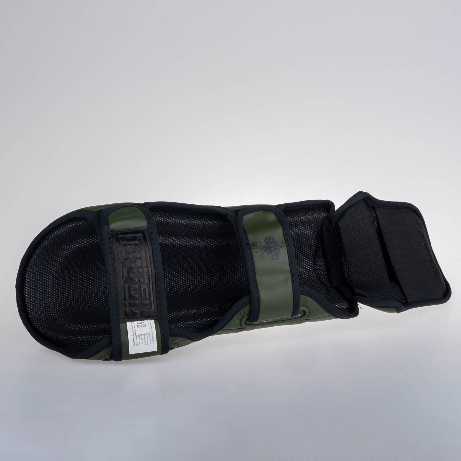 Fighter Shinguards Thai Ergo - khaki/camo