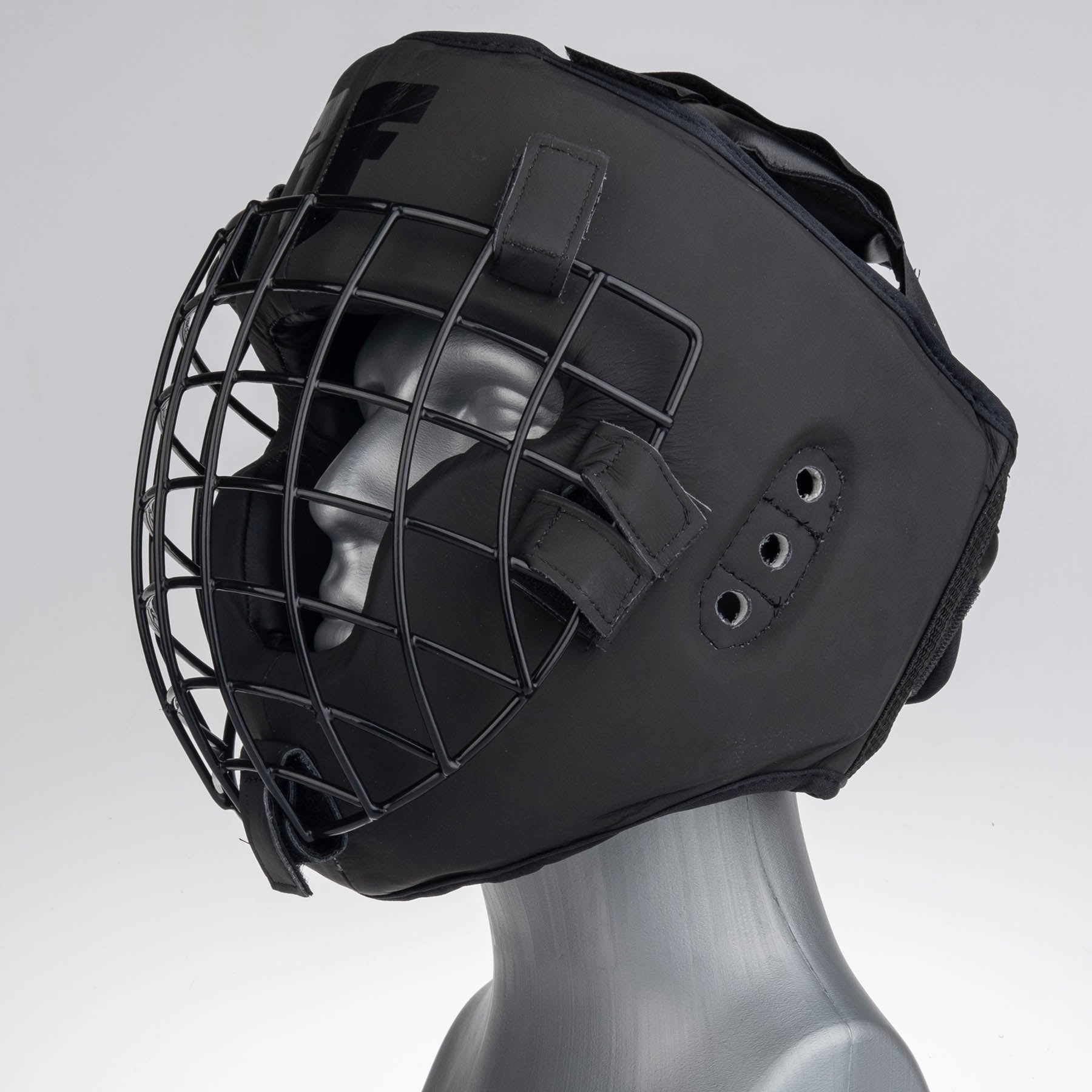 Fighter Shock Head Guard - black