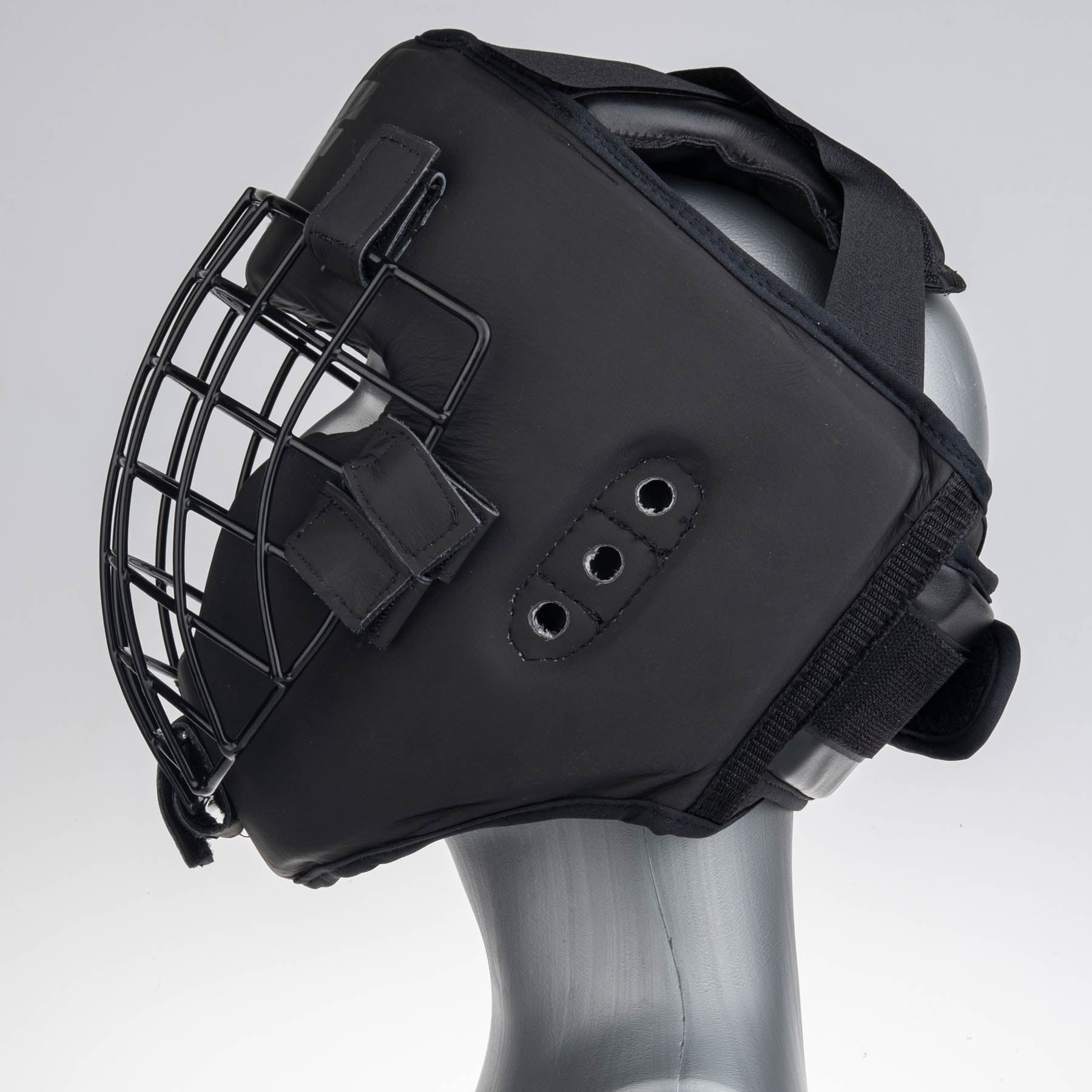 Fighter Shock Head Guard - black