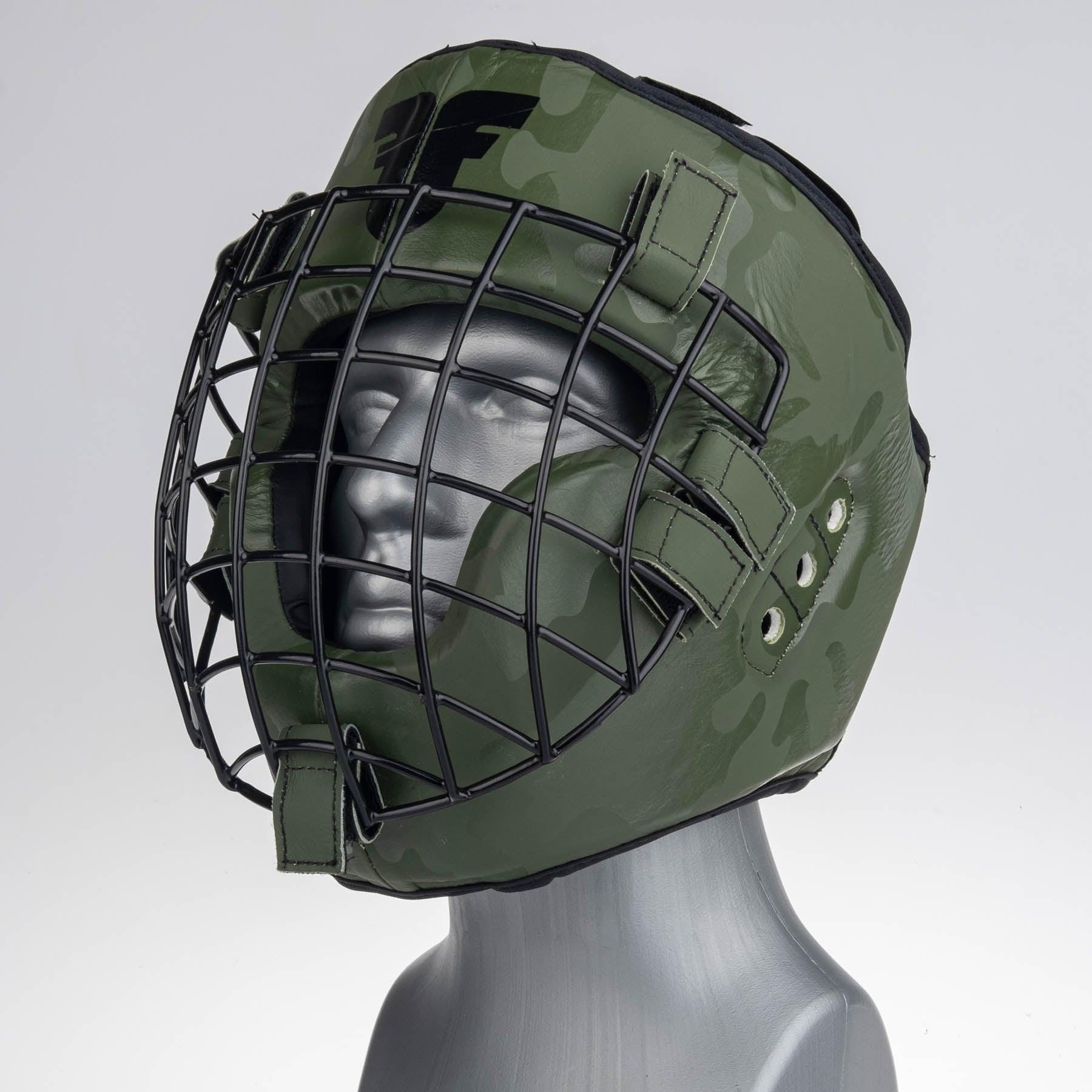 Fighter Shock Head Guard - khaki/camo