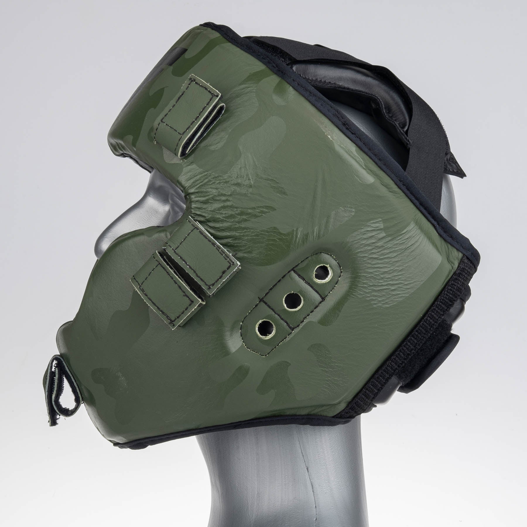 Fighter Shock Head Guard - khaki/camo