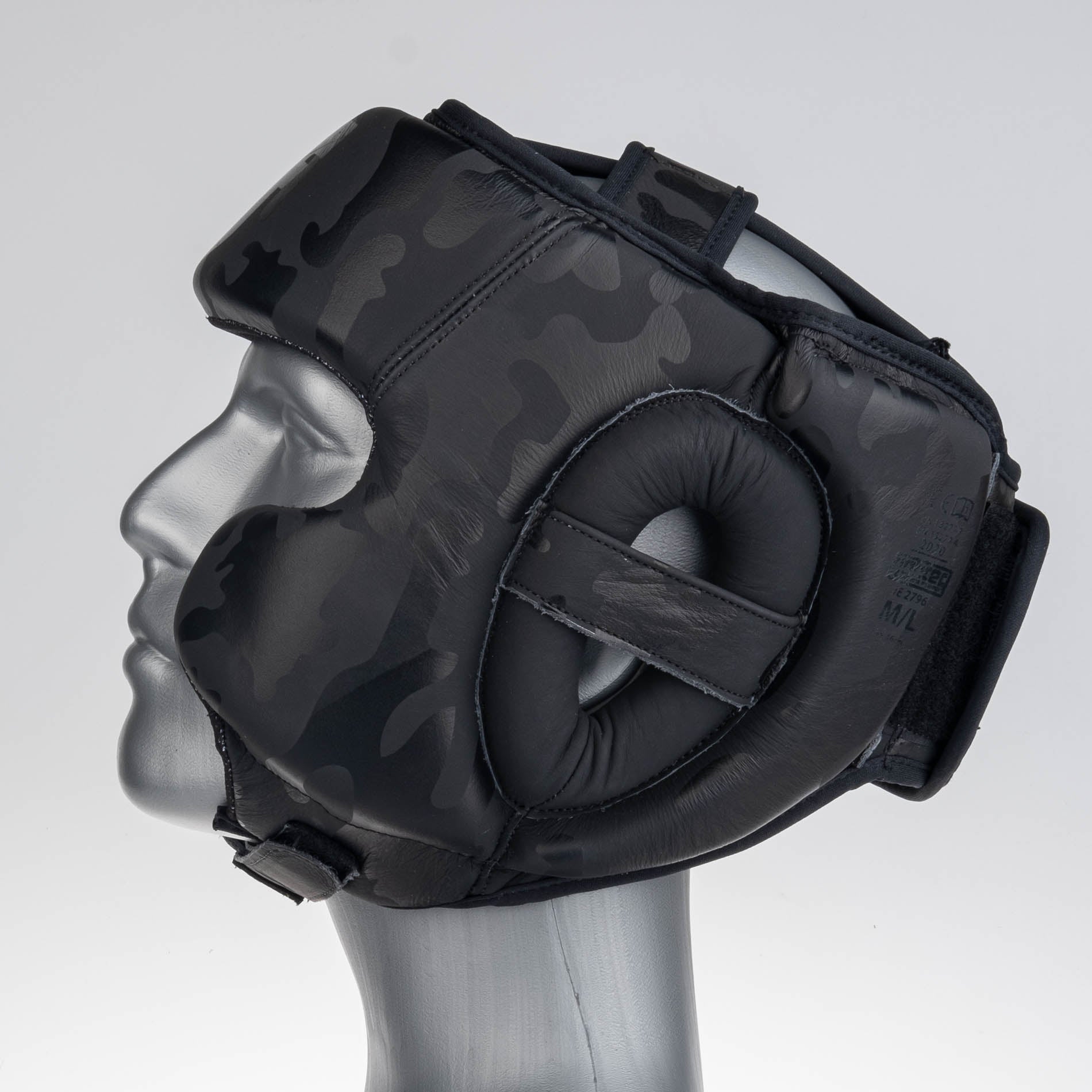 Headguard Fighter Sparring Pro - black/camo