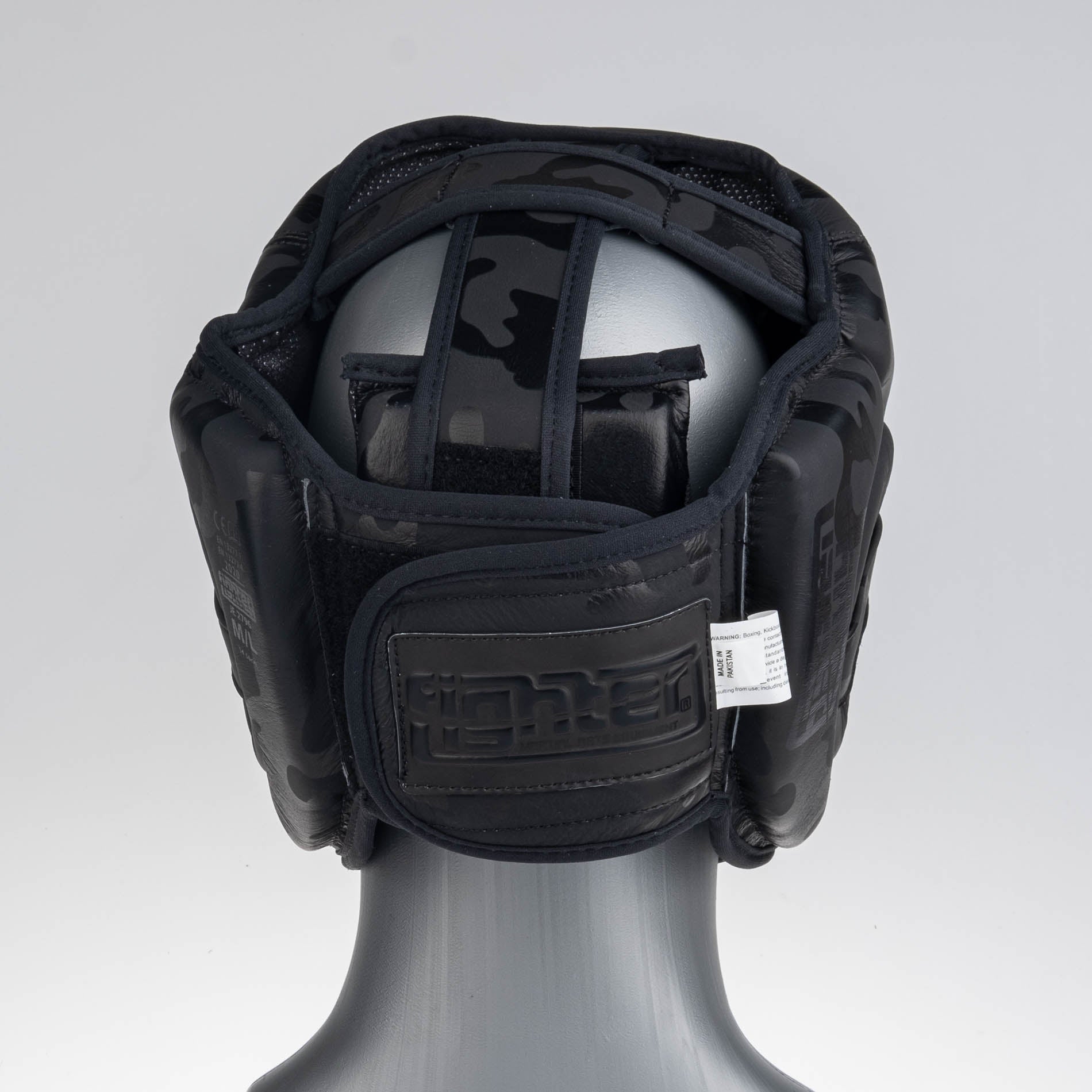 Headguard Fighter Sparring Pro - black/camo