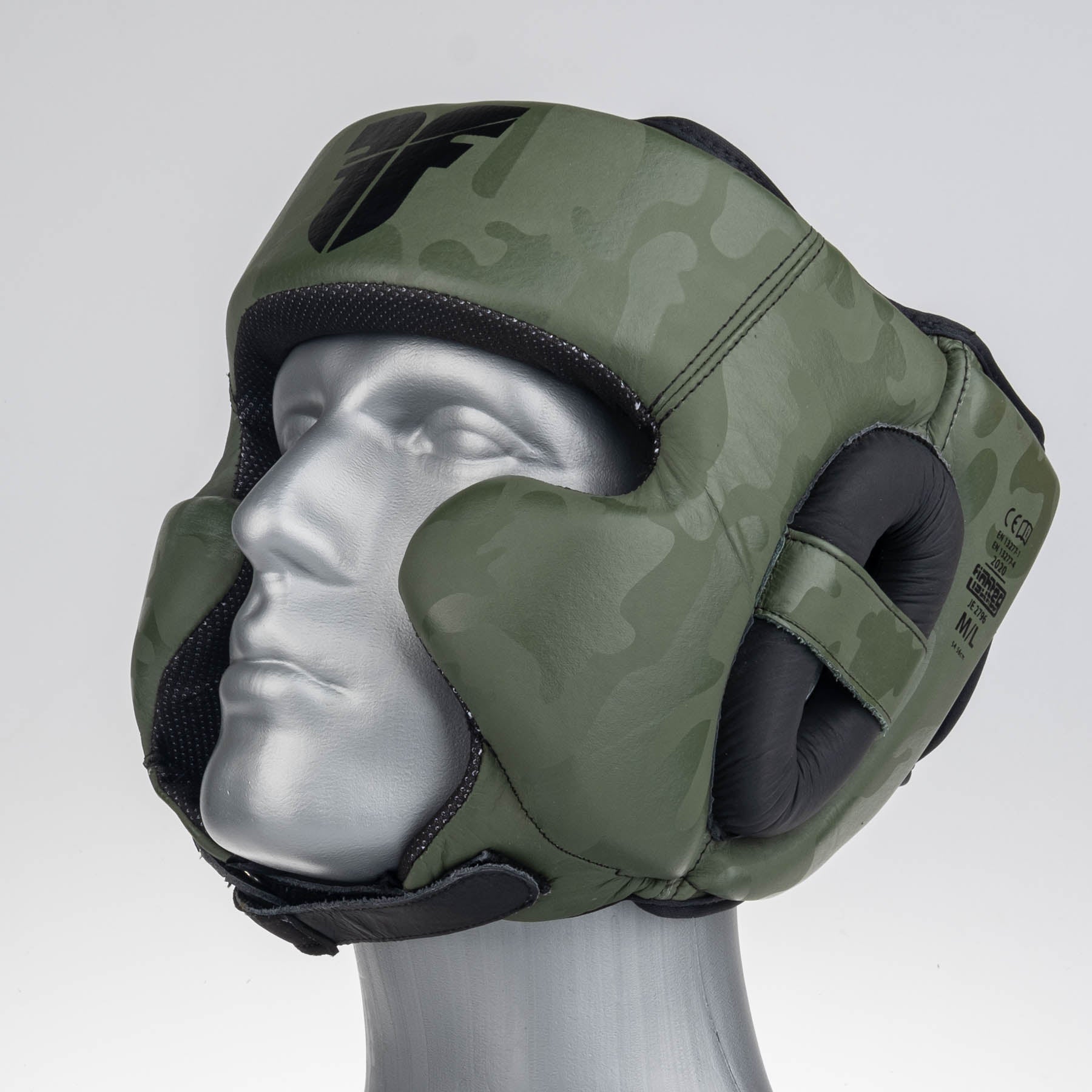 Headguard Fighter Sparring Pro - khaki/camo