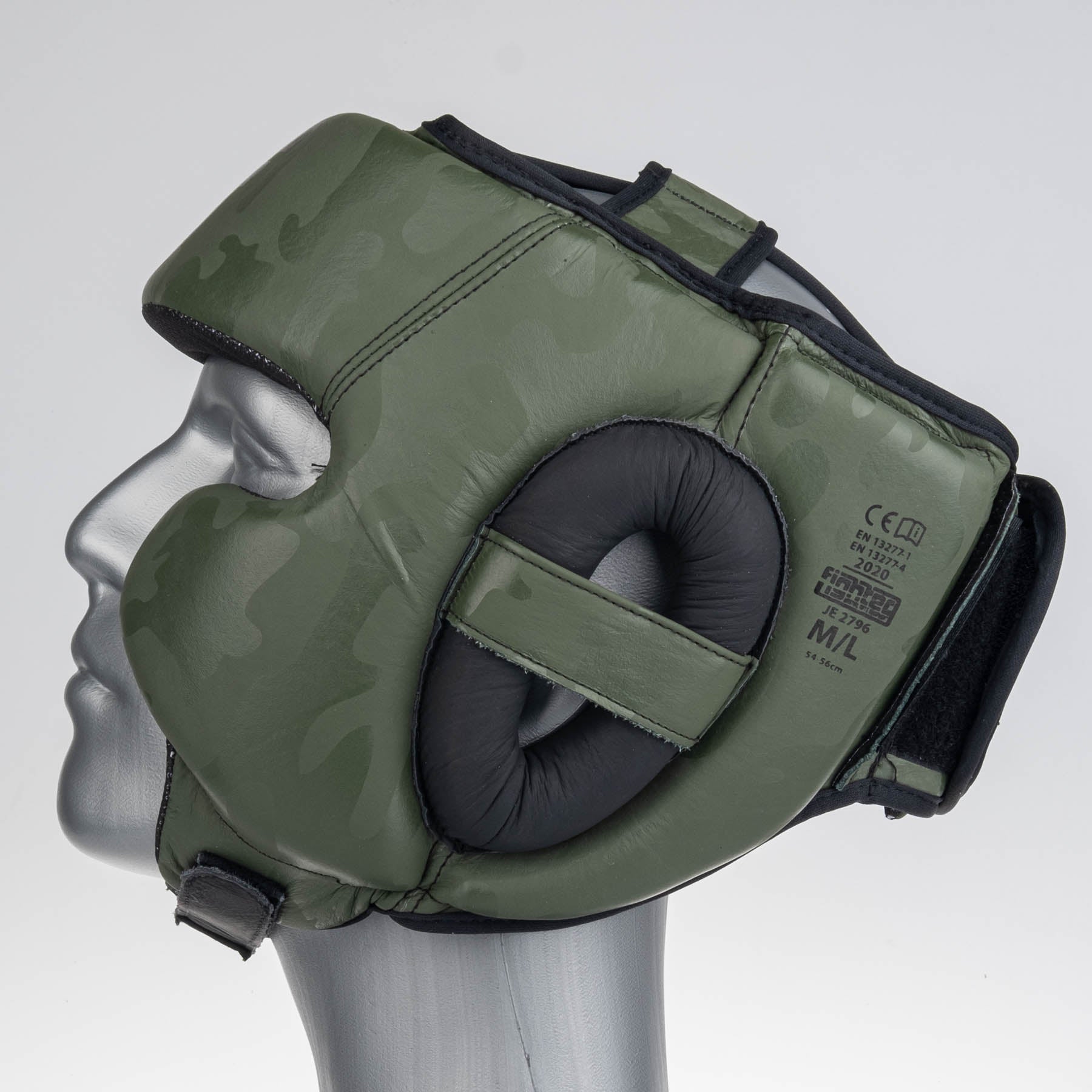 Headguard Fighter Sparring Pro - khaki/camo