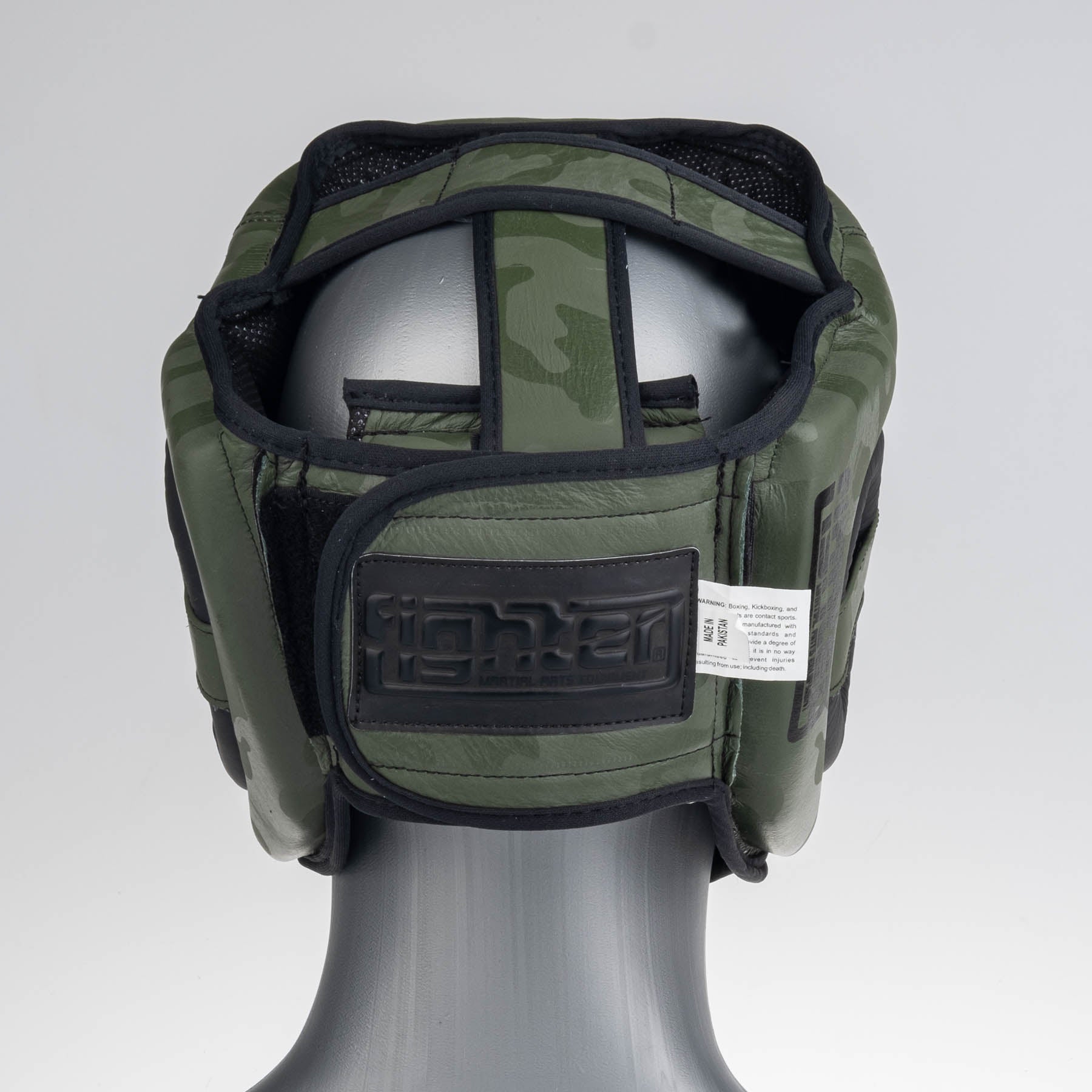 Headguard Fighter Sparring Pro - khaki/camo