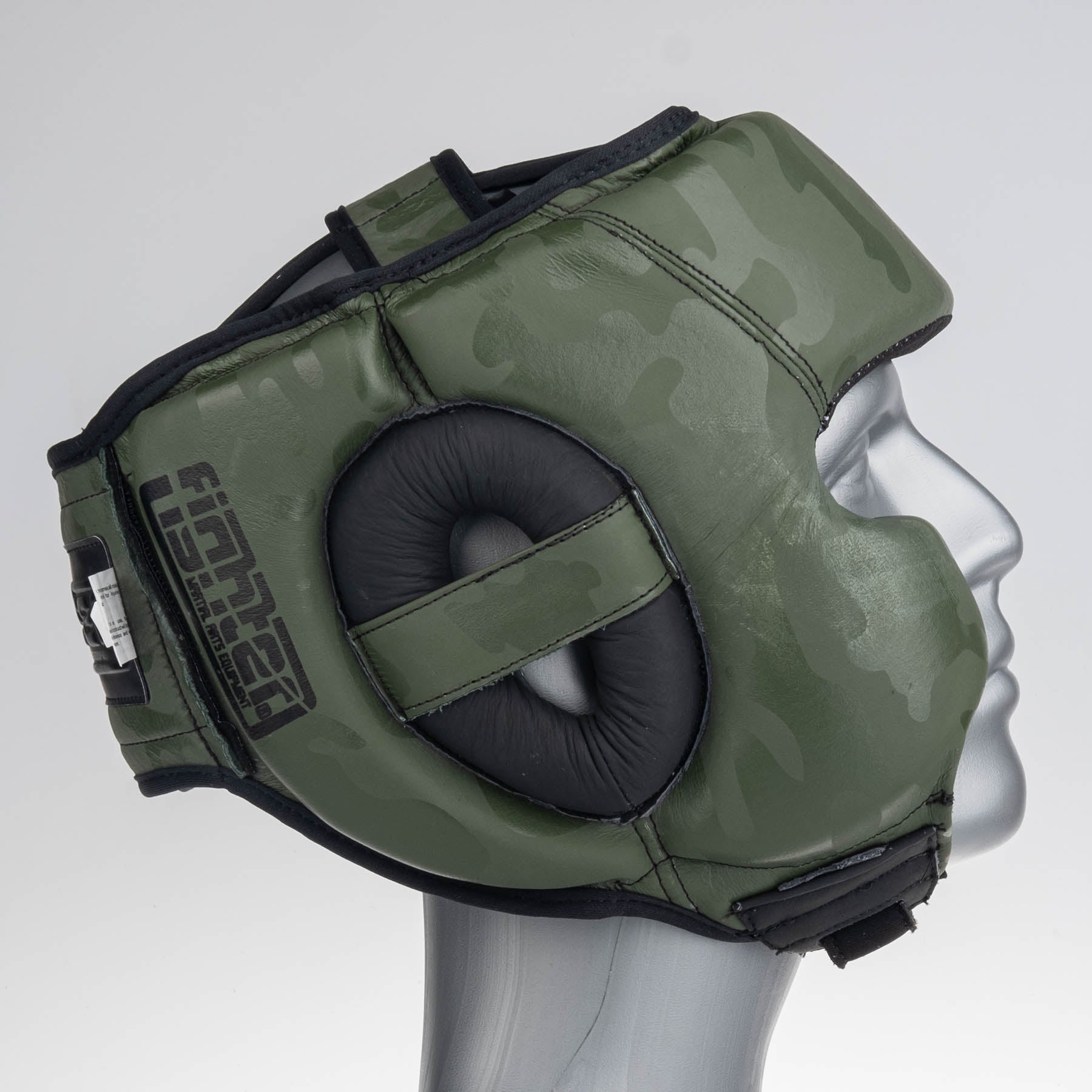 Headguard Fighter Sparring Pro - khaki/camo