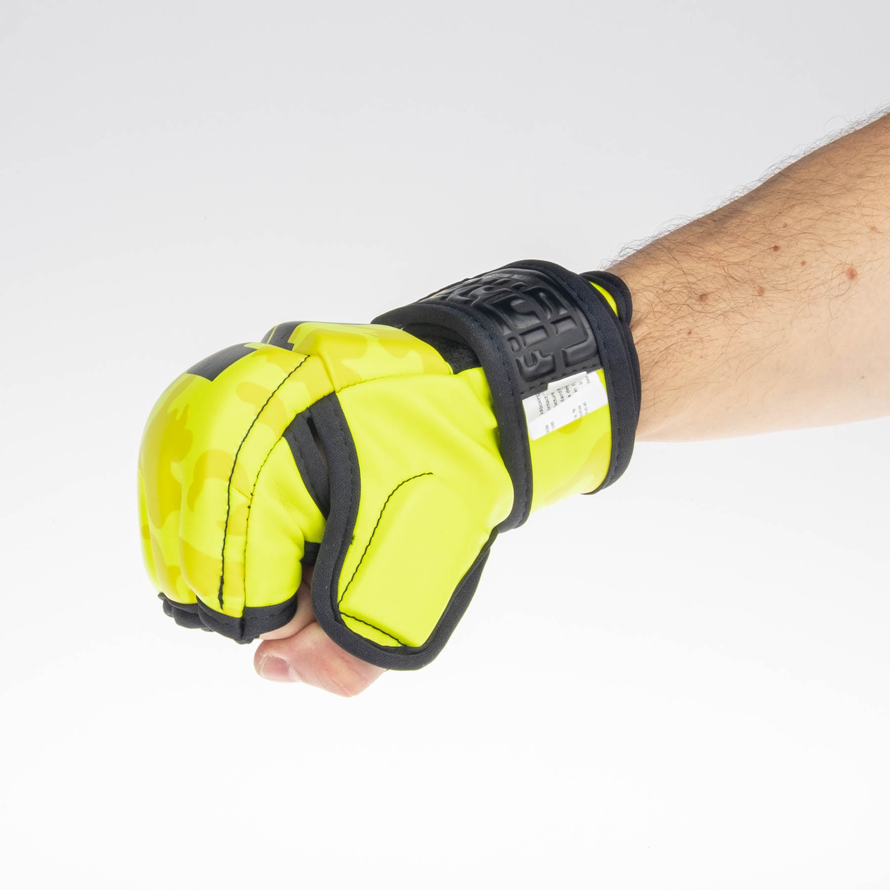 Fighter MMA Gloves Competition - neon yellow/camo