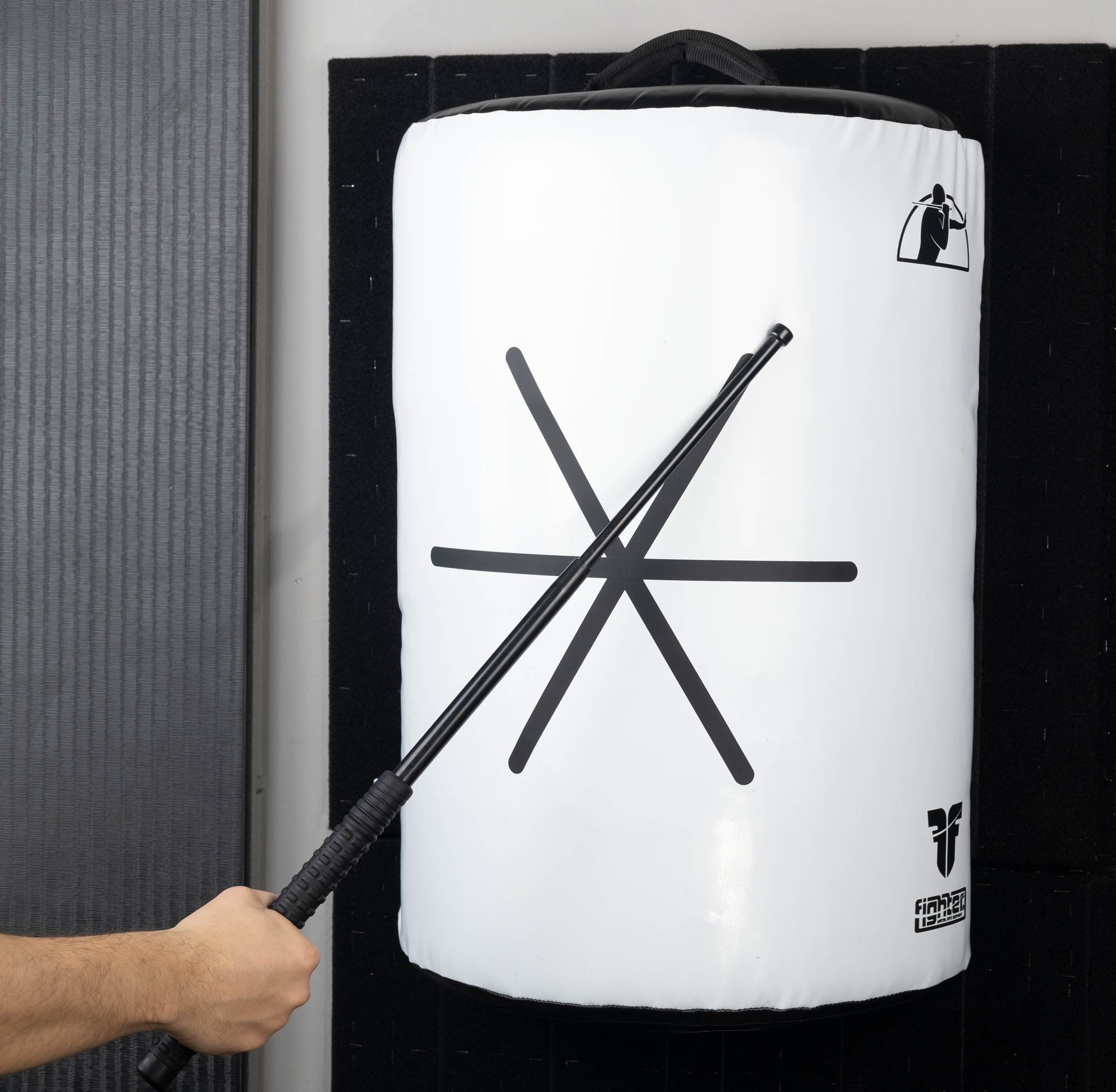 Fighter Baton SCUTUM Shield 2in1 - white